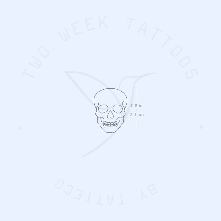 Skull Semi-Permanent Tattoo - Set of 2 – Tatteco